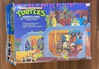 1989 Vintage TMNT Sewer Lair Playset Parts w/Box Teenage Mutant Ninja Turtles