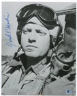 Jack Mankin Signed 8x10 World War II WW2 B&W Photo AUTO AI COA
