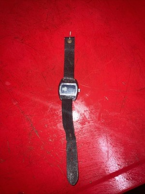 Vintage 70er Jahre Buler Super Nova Jump Hour Uhr - Swiss - funktioniert nicht