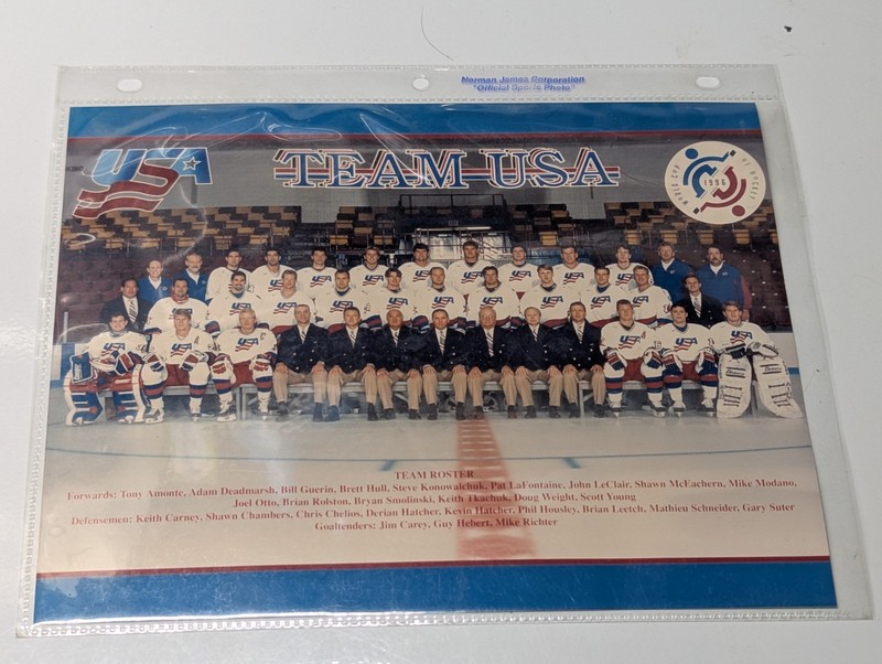 Norman James Corporation Team USA Hockey Officially Licensed Multicolor Photo