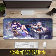 40 90cm Z-Honkai Star Rail Anime Gaming Desk Mat Mouse Pad-Large Non-Slip Ru