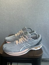 Asics Gel-Kayano 27 Shoes Womens Size 9 Gray Pink Running Sneakers 1012A649