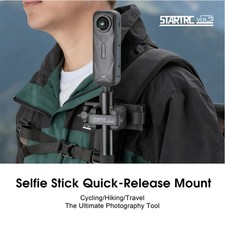 Selfie Stick Quick Mount Backpack Strap Mount For Insta360 X2/X3/X4/X5 Ace Pro