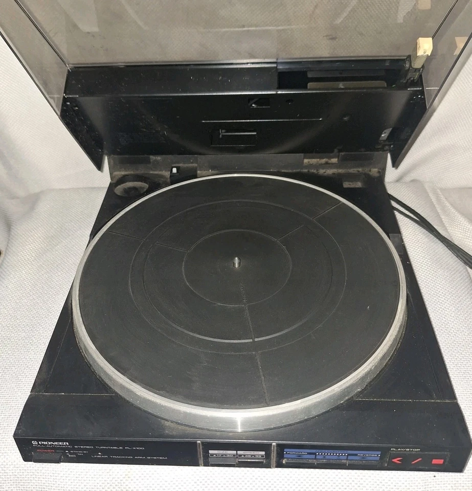 Tocadiscos de vinilo negro Pioneer PLX-100 para piezas Foto 3 de 4