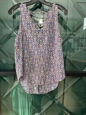 Lush By Anthropologie Blue Paisley Sleeveless...