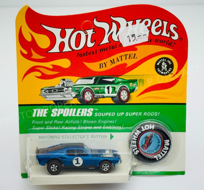 Hot Wheels Redline MUSTANG BOSS HOSS Blue HK Tan Interior NEW in BLISTERPACK !!!