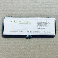 Merlin Microseal Septum Nut Replacement Kit 305 303c - SHIPS FREE!