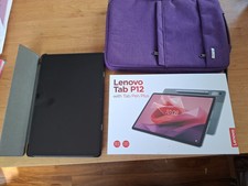 lenovo tab p12 12.7 tablet withcase,screen protector and Oova case