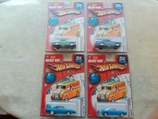 Hot Wheels 2006 Hoilday Rods 4 Cars 57 Chevy 65 Gto 70 Superbird 68 Dart Nib