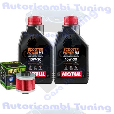 Set Service Öl Motul Roller 10W30 Für Aprilia� 150 Leonardo St� 1996>2005