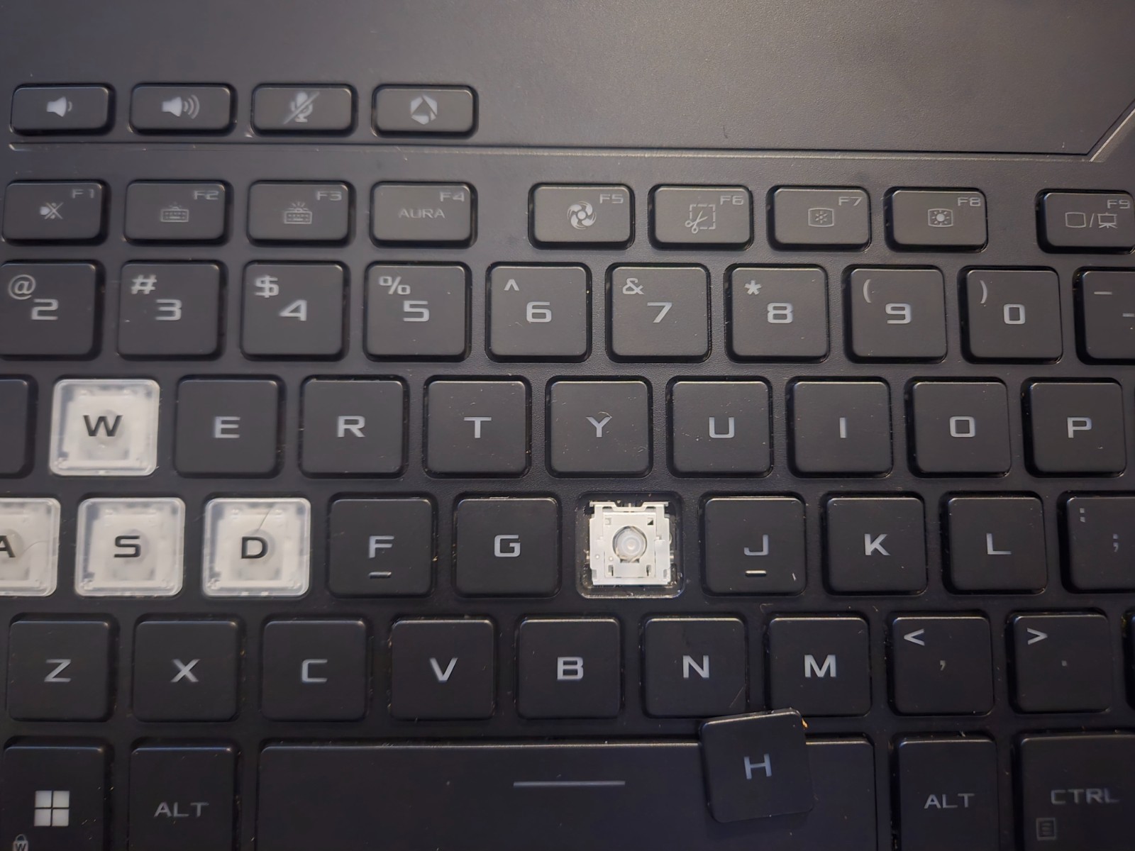 Asus TUF FA507 517 FA507R FX507 FX507R FX507ZW Keyboard Keycap Replacement Keys