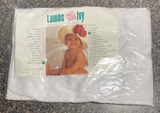 Crib Sheet by Lambs  Ivy Plain White Vintage