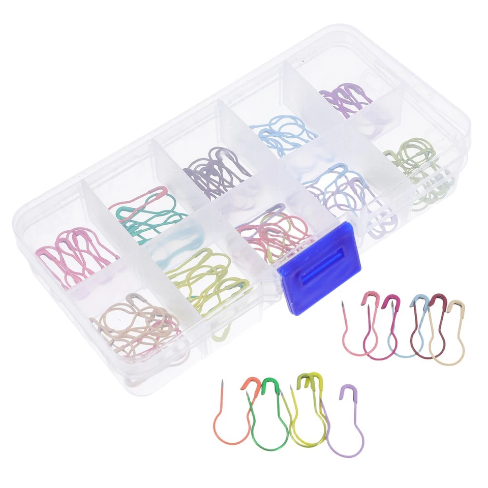  100pcs Metall Kürbis Pin Calabash Pin Sicherheitsstifte Lampen Pin Perlennadel - Bild 3 von 4