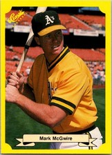 1987 Classic Games, Inc Mark McGwire RC #121 - Yellow Back
