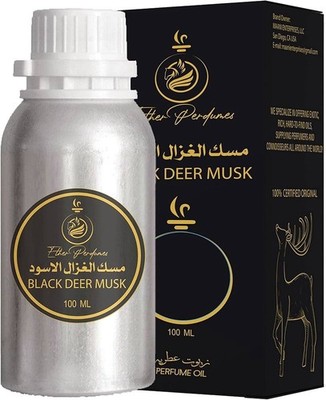 Black Musk Concentrated Perfume Oil By Ether Perfumes 100 ML Original Premium 