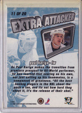 1995-96 Fleer Ultra Extra Attackers #11 of 20 Paul Kariya