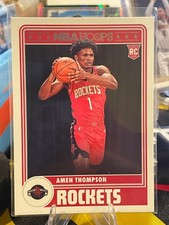 2023-24 Panini Hoops Basketball Amen Thompson-#300 RC Tribute. Rockets