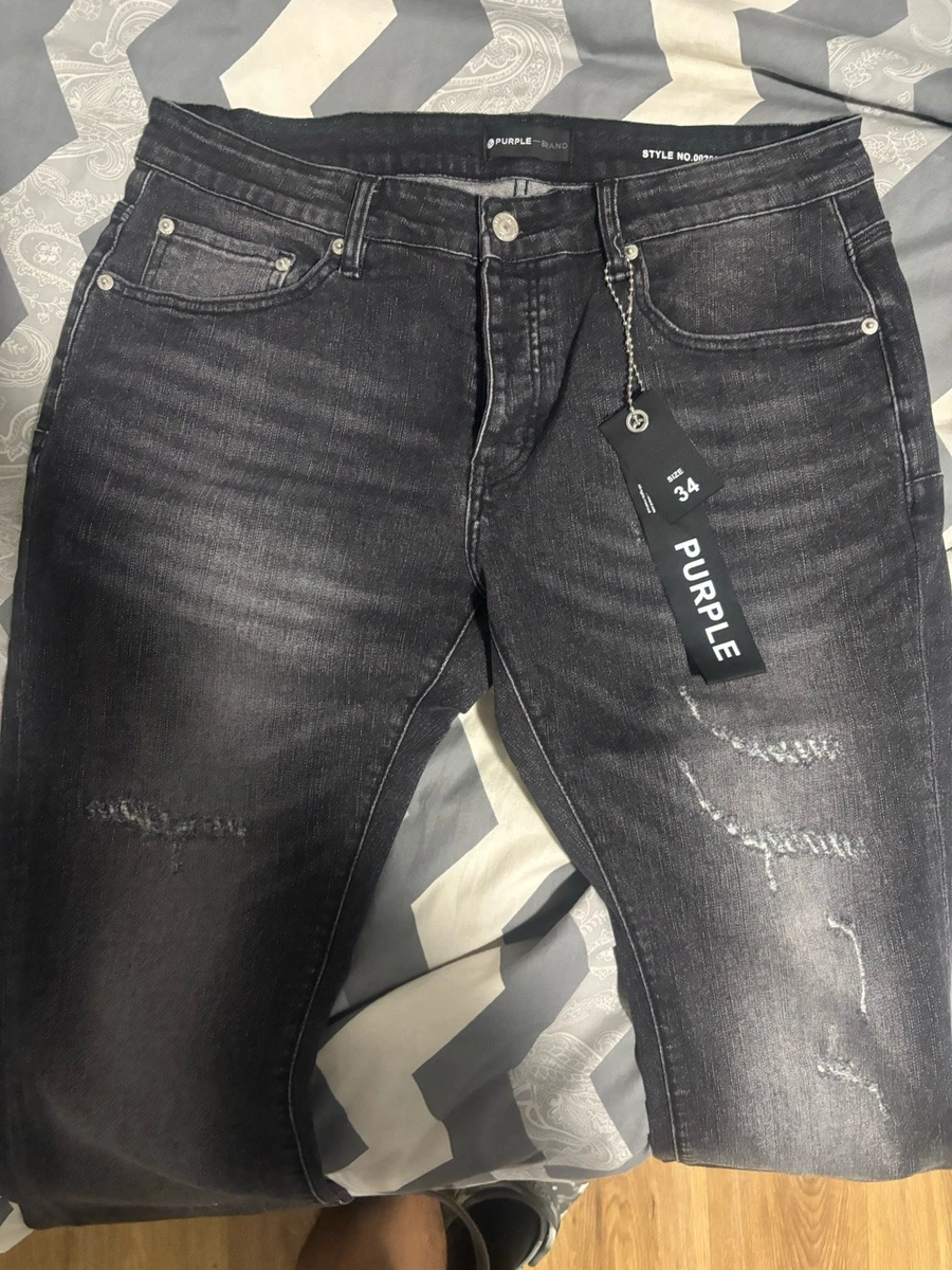 PURPLE BRAND ブラックデニム 34 Purple Men's 34 in Inseam Jeans for sale | eBay