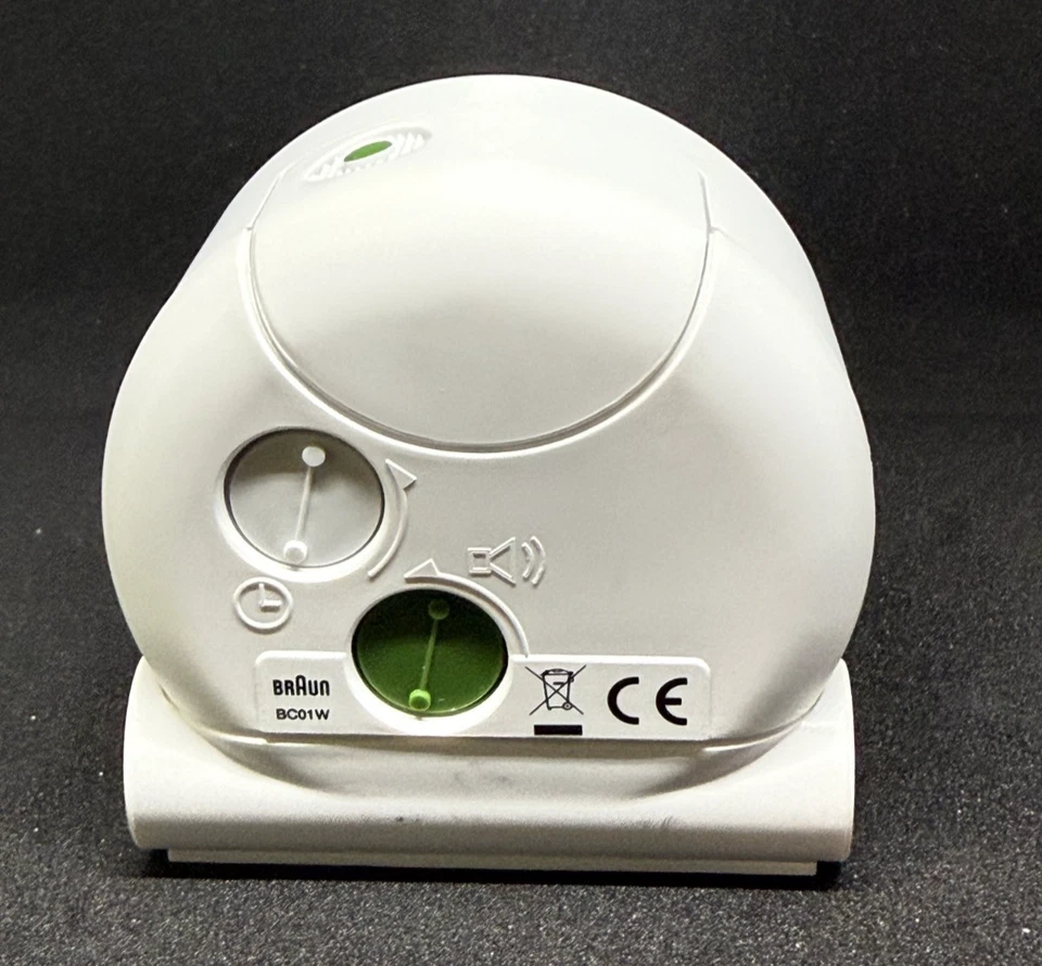 CASTANHO BC01W DESPERTADOR ANALÓGICO BRANCO SILENCIOSO QUARTZO SONECA LUZ - Imagem 3 de 4