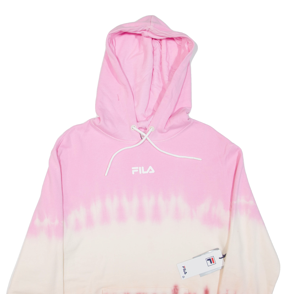 FILA Felpa con cappuccio donna rosa M