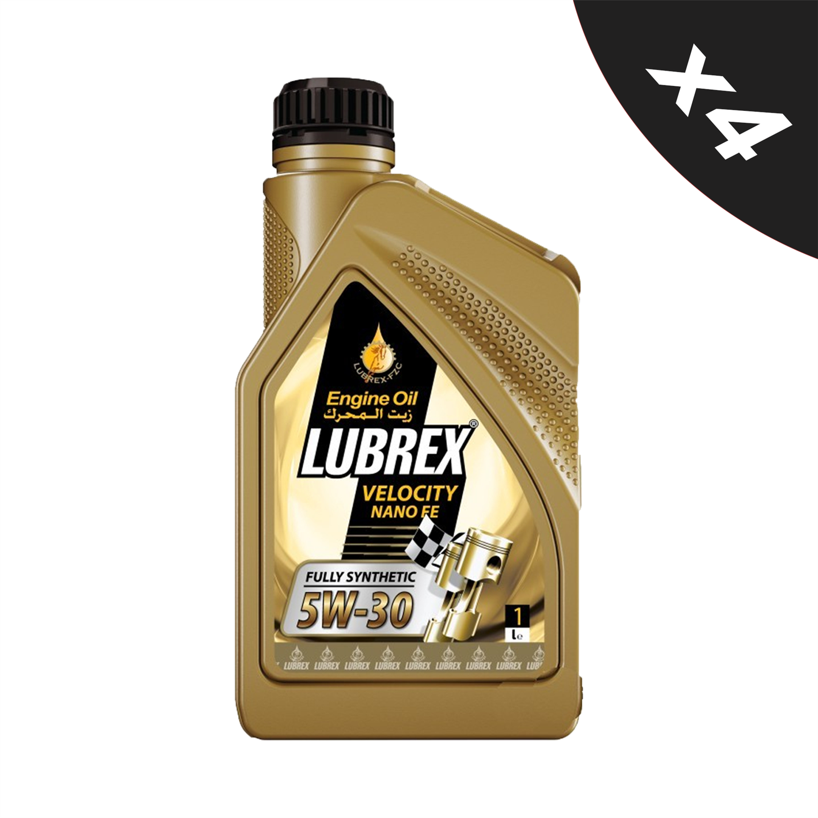 Lubrex 5W-30 Fully Synthetic Engine Oil ACEA A5/B5 MB 229.6 RN0700 - 4x1L