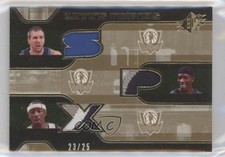 2007 SPx Winning Materials 23/25 Dirk Nowitzki Josh Howard Triple Patch HOF 4f5