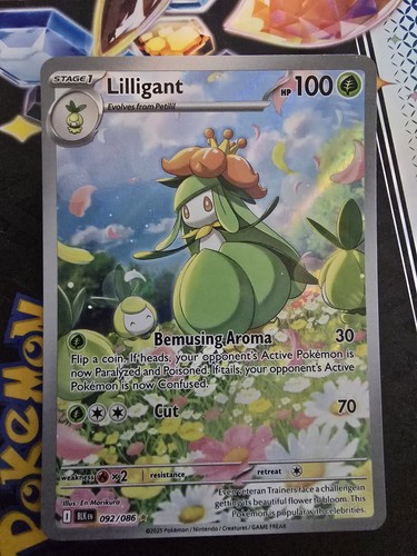 Pokemon Lilligant 092/086 Sv: Black Bolt English NM