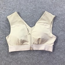 Tommie Copper Sports Bra Womens Large Zip Front Znergy Athletic Support Bra