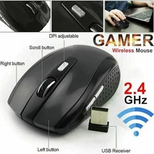 2.4GHz Wireless Mouse with USB Receiver Comfort Mouse with 1600 DPI Optical