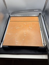 X-ACTO Heavy-Duty Wood Base Guillotine-Style Paper Trimmer Cutter 12" x 12"