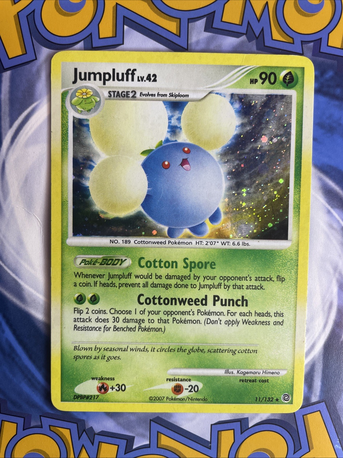 Jumpluff 11/132 Secret Wonders Holo Vintage Pokemon TCG - MP