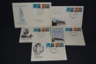 GB first day covers 1966 Robert Burns x 5, all different cover types etc