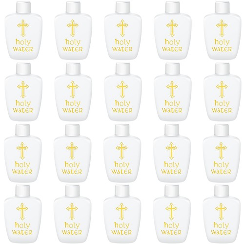 20 Pcs Holy Water Bottles Plastic 2oz Holy Water Container Empty Containers w...