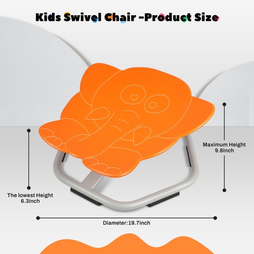 Autism Kids Spinning Chair,Toddler Spinner Seat,Sensory Wobble Chair for Kids - Picture 3 of 6