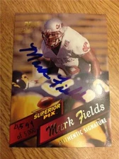 MARK FIELDS -1995 Superior Pix - Autograph - Washington State - 4594/5000