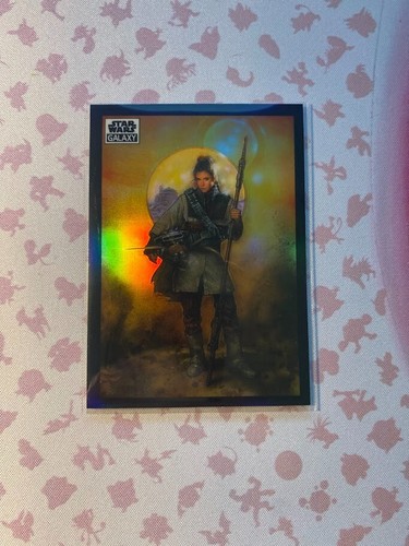 2022 Chrome Star Wars Galaxy Leia Organa In Her Boushh Disguise Refractor #45 🔥 - Bild 1 von 2