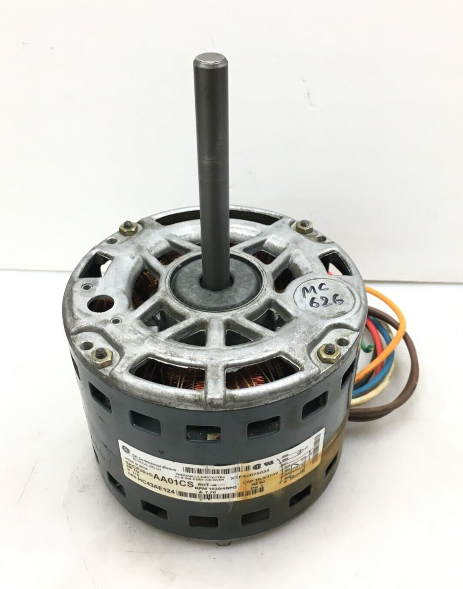 5KCP39JGAA01CS Blower Motor 1/2HP 115V 1020RPM 4SPD 1PH HC43AE124