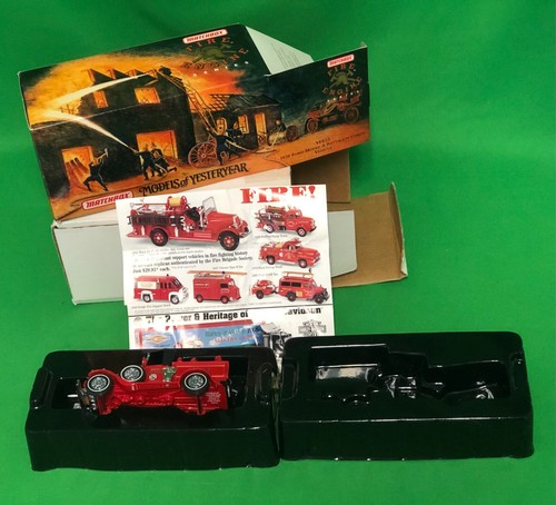 Matchbox Models of Yesteryear YFE12 1930 Ford Model A Fire Chiefs Vehicle 1:43 - Picture 2 of 8