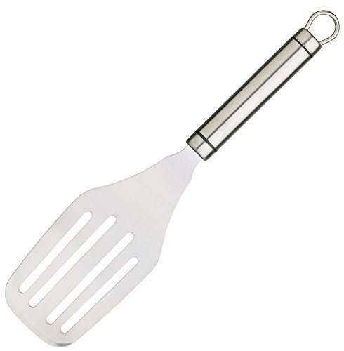 professional stainless steel hamburger turner / griddle scraper