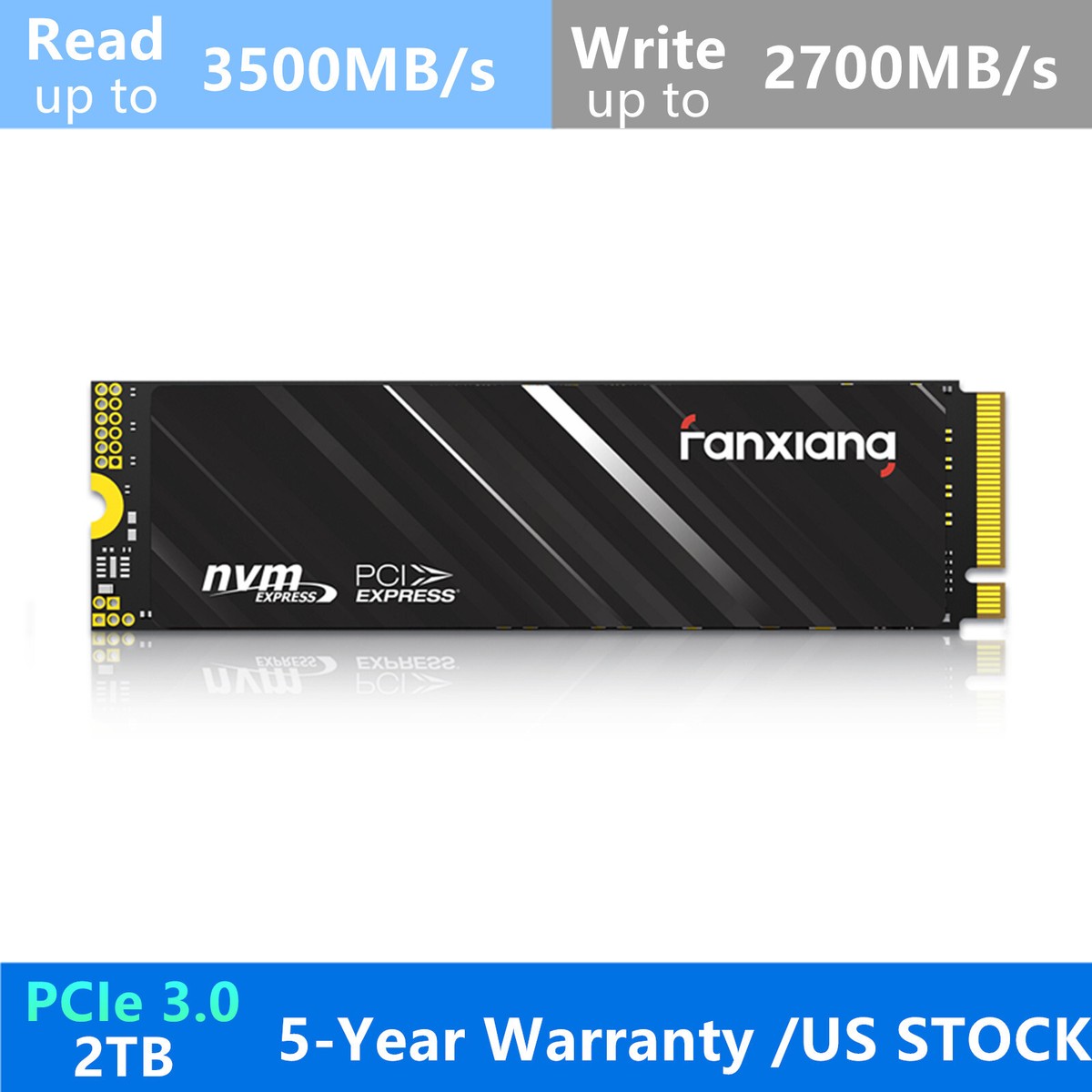 Fanxiang M.2 SSD 256GB 512GB TB 2TB 4TB NVMe PCIe Gen3 x4 Internal