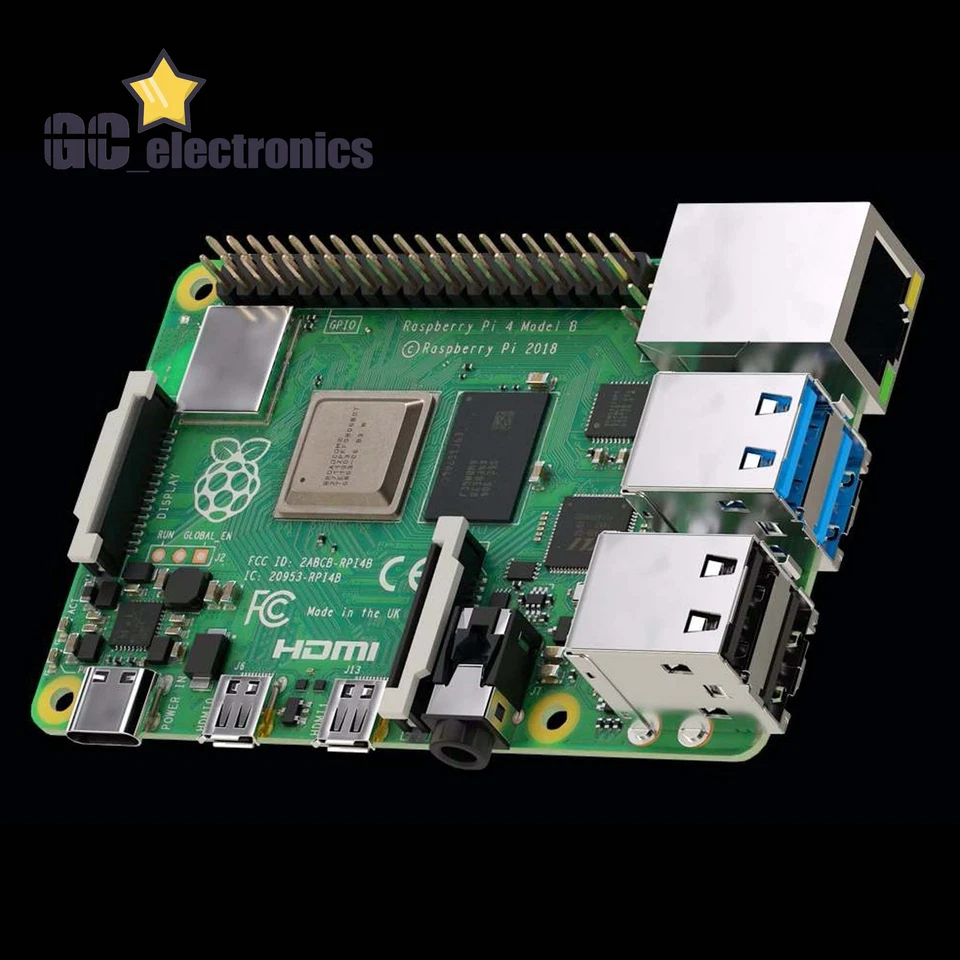 Raspberry Pi 4 Model b 1GB 2GB 4GB 8GB Kit Case w/Fan Power Supply Heatsink A3GS - Image 3 of 4