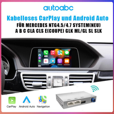 Wireless CarPlay Android Auto Interface for Mercedes Benz E-Class W212 2012-2015
