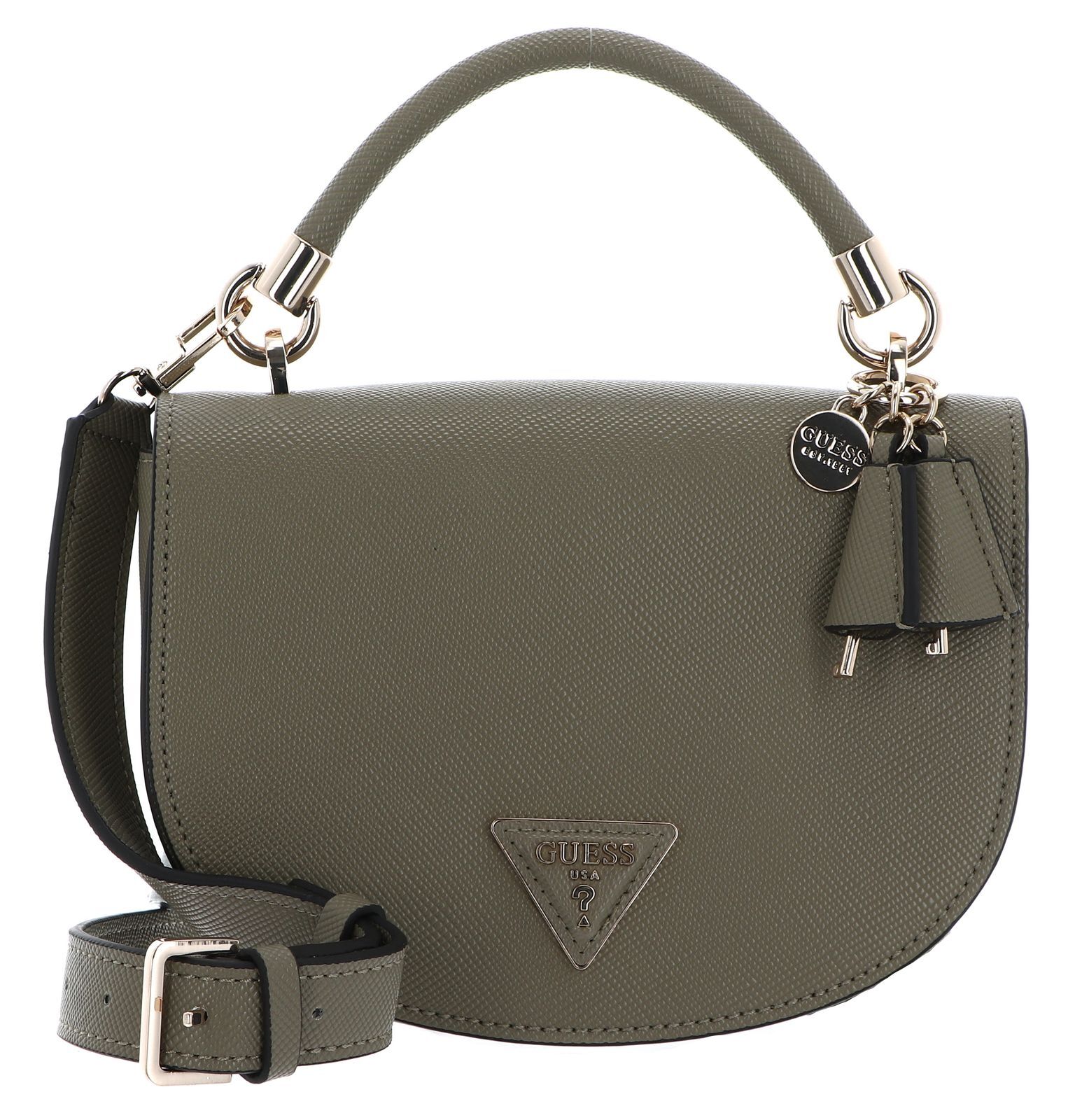 GUESS shoulder bag Gizele Small Hobo Sage
