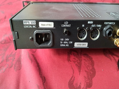 Lexicon MPX500 24-Bit Dual Channel Processor - Bild 5 von 8