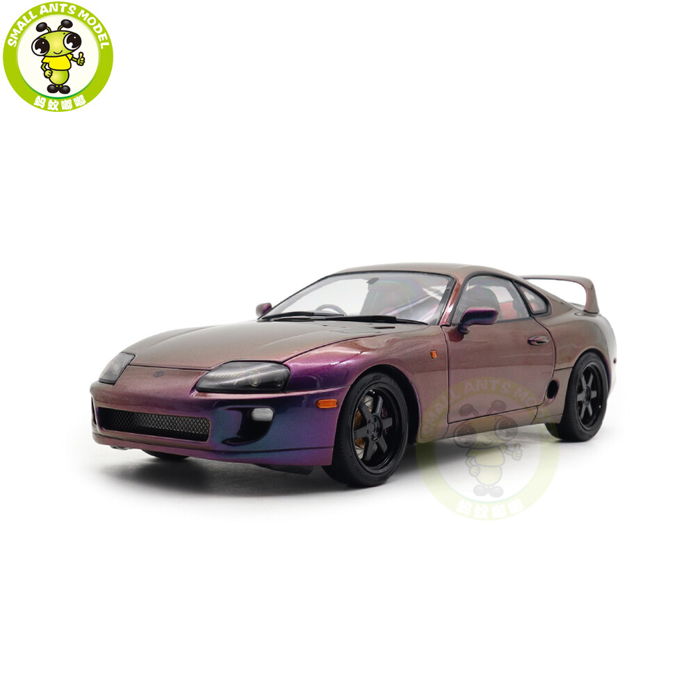 Toyota Supra A80WhelArt Purple 1:18 ミニカー 1/18 WHELART Toyota Supra A80 (Midnight Purple) Diecast Car