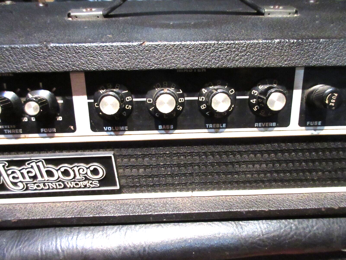 Vintage MARLBORO Sound Works 1200R Guitar Amp + EVM-15B Speaker