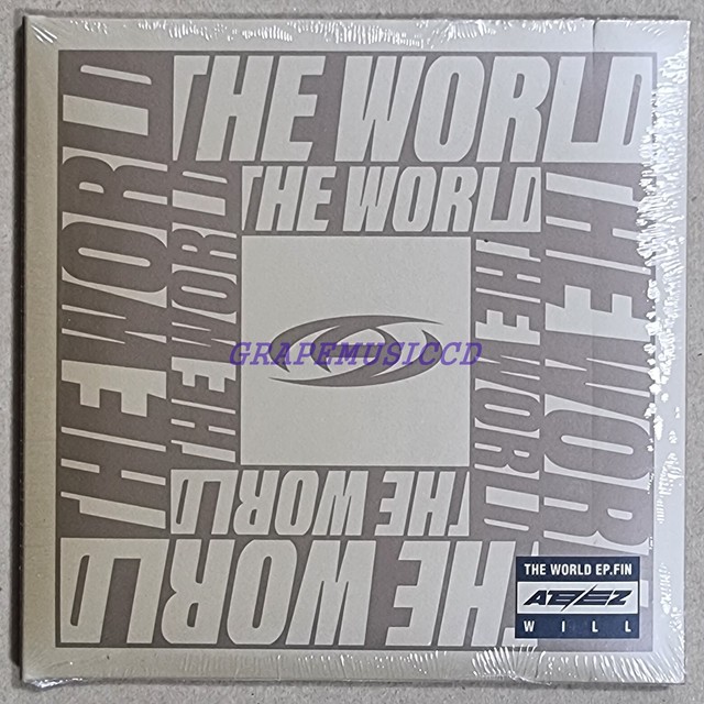 ATEEZ THE WORLD EP.FIN : WILL 2ND ALBUM K-POP Digipak VER. CD + PHOTOCARD SEALED