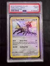 2019 Pokemon Sun & Moon Hidden Fates SV45 Type: Null-Holo PSA 9 