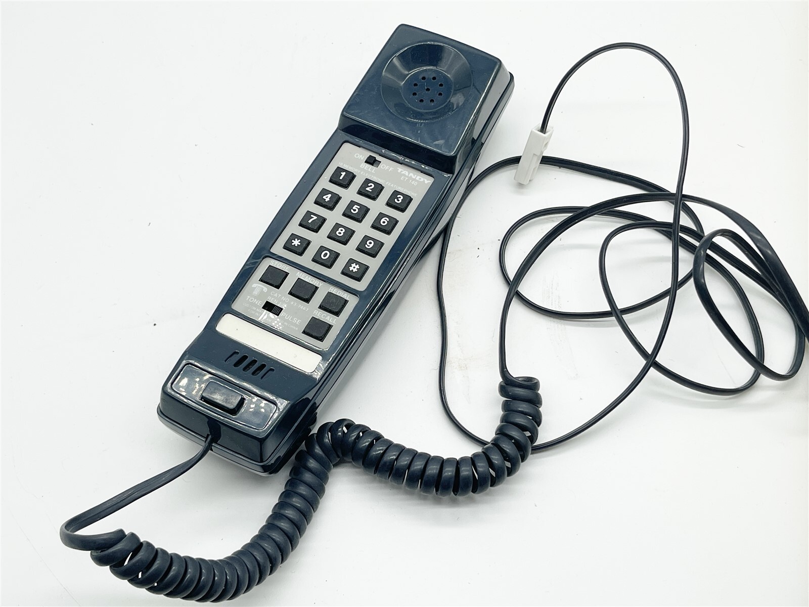 VINTAGE TANDY ET140 ET 140 BLUE RETRO TELELPHONE HOUSE PHONE eBay