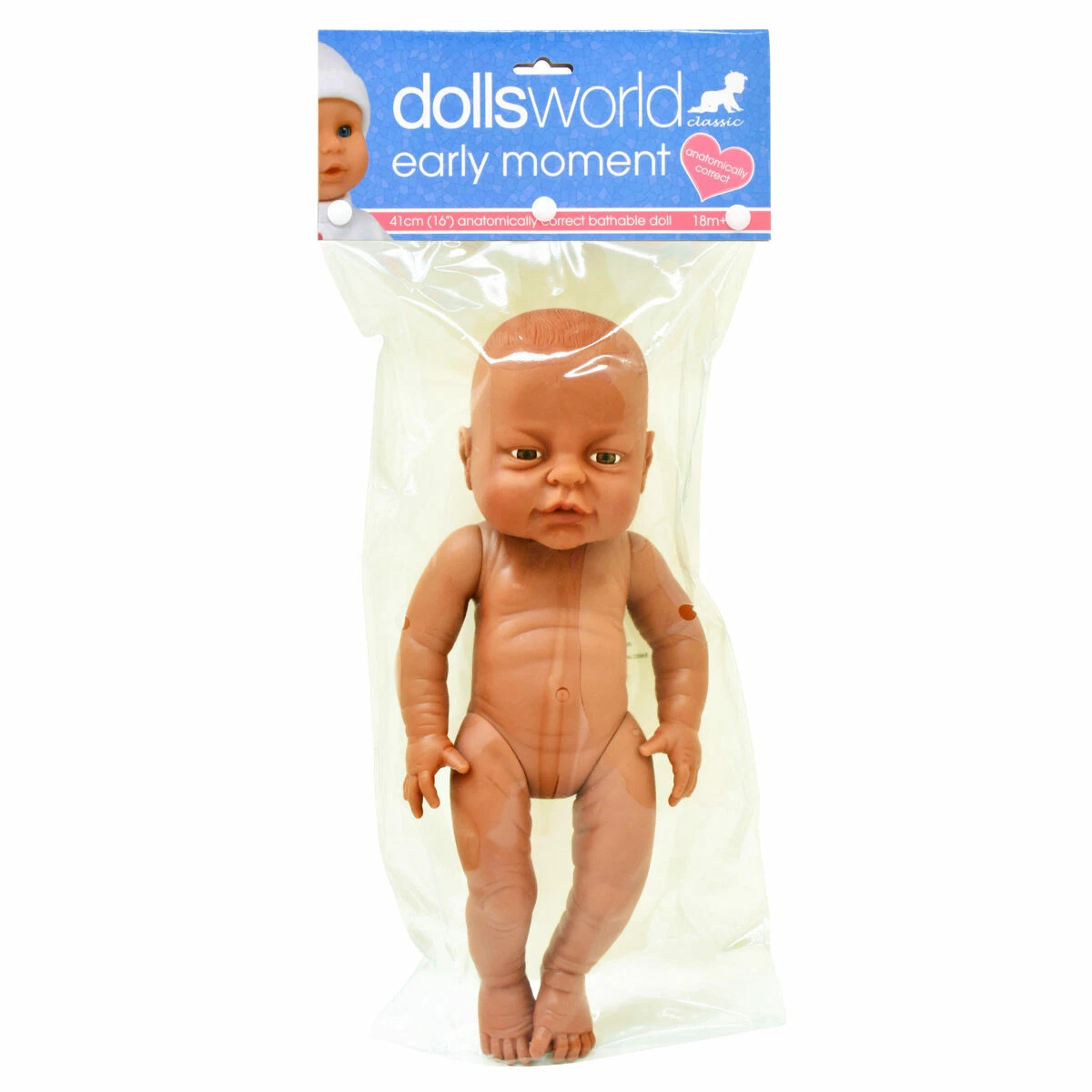 New Peterkin Dolls World Early Moments Black Girl Baby Doll